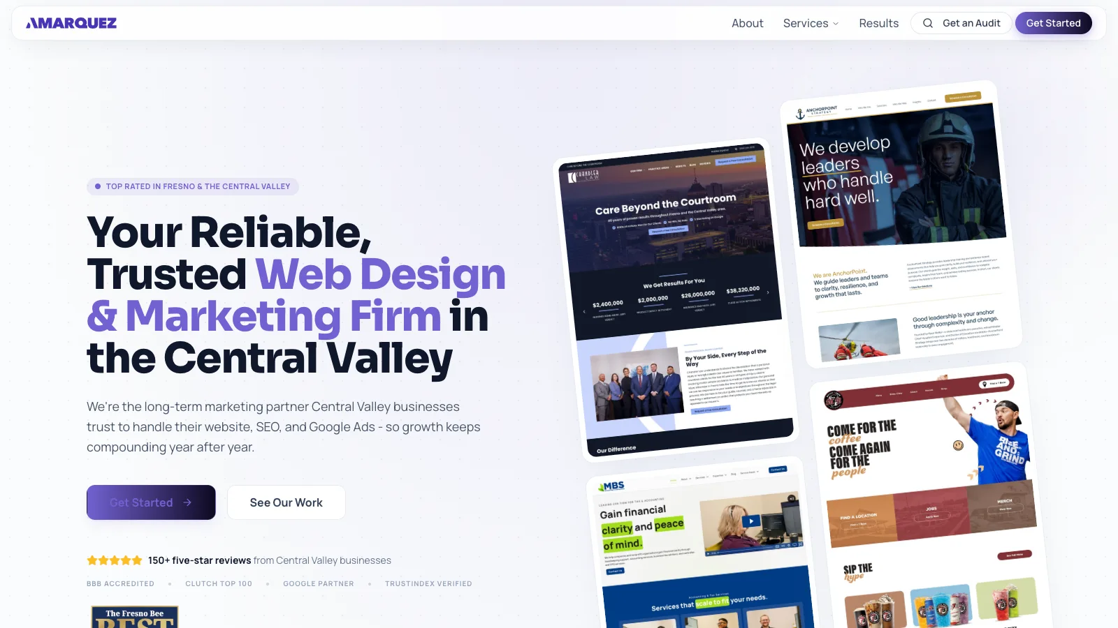 AMARQUEZ, Fresno web design and Google Ads agency