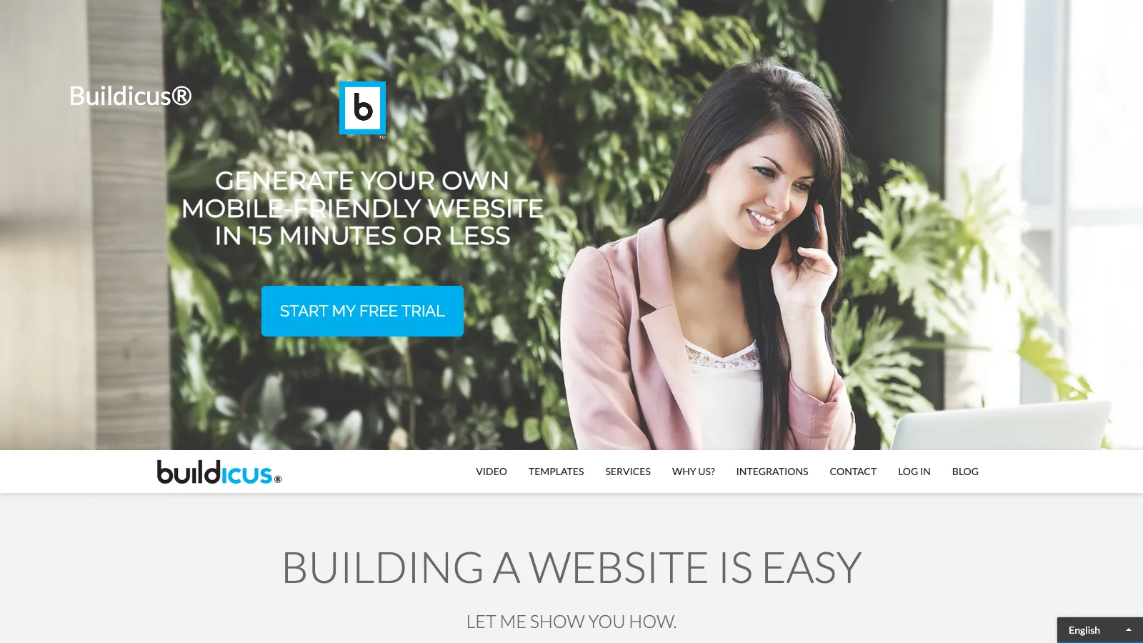 Buildicus, Fresno hybrid DIY site builder and concierge web design service